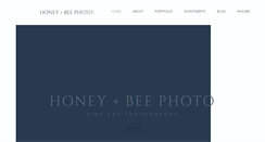 Desktop Screenshot of honeyandbeephotography.com